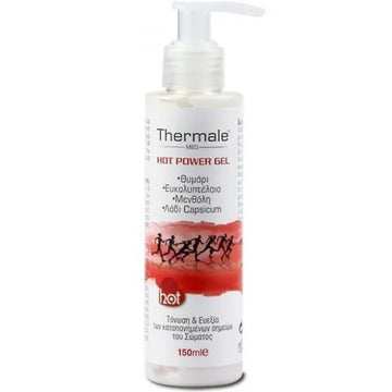 Thermale Hot Power Gel με Θυμάρι, Μενθόλη & Καψαϊκίνη – Θερμαντικό Gel για Μυϊκούς Πόνους 150ml